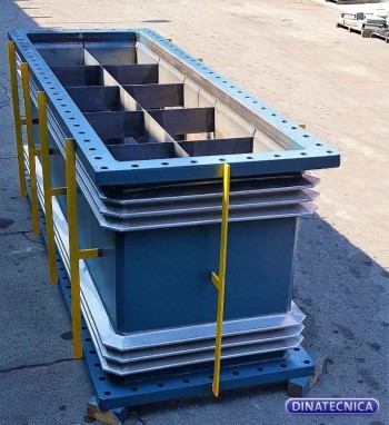 Junta de Expansão Retangular Dupla